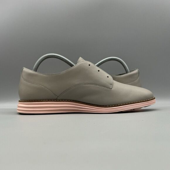 Cole Haan Original Grand Oxford Women's Size 9 Paloma Leather W17145 Grey Pink - Picture 8 of 10
